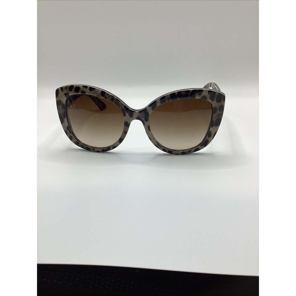 Dolce & Gabbana Sunglasses DG4233-2870/13 Leopard Cat Eye Sunglasses Brown Gradi